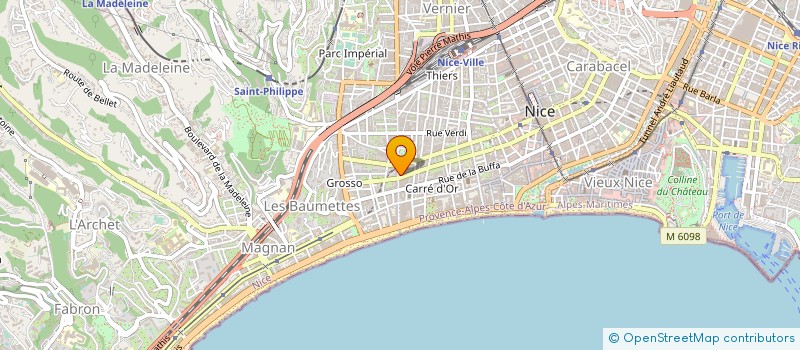 localisation de l'entreprise SCI GALEA 26 à NICE
