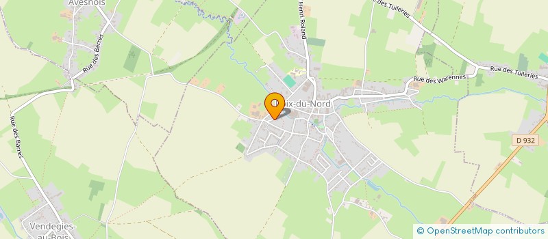 localisation de l'entreprise SCI GALEANE à VENDEGIES-AU-BOIS