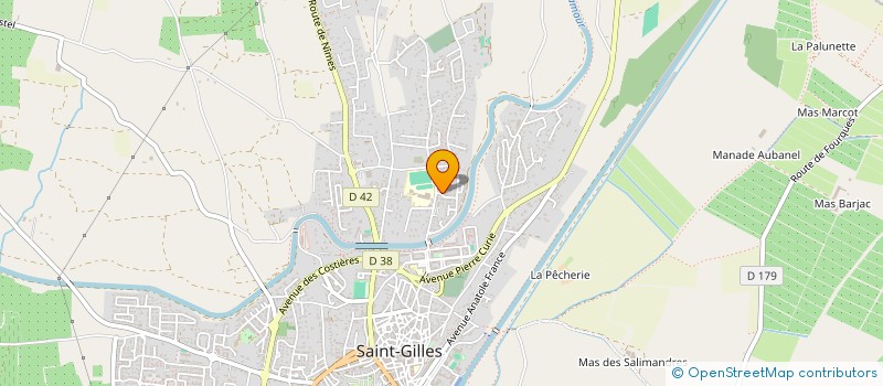 localisation de l'entreprise SCI GALEC à SAINT-GILLES