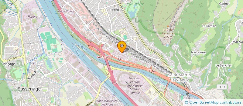 localisation de l'entreprise SCI GALECH  SAINT-MARTIN-LE-VINOUX