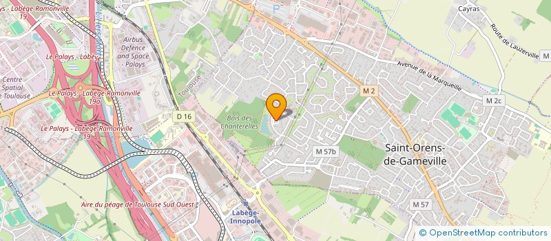 localisation de l'entreprise SCI GALEM I  SAINT-ORENS-DE-GAMEVILLE