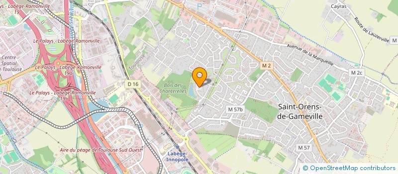 localisation de l'entreprise SCI GALEM II  SAINT-ORENS-DE-GAMEVILLE