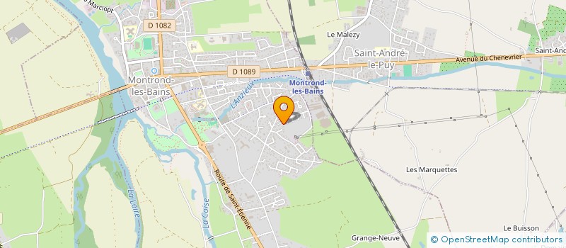 localisation de l'entreprise SCI GALENY  MONTROND-LES-BAINS