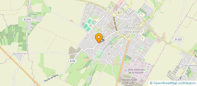 localisation de l'entreprise SCI GALEO  DOUVRES-LA-DELIVRANDE