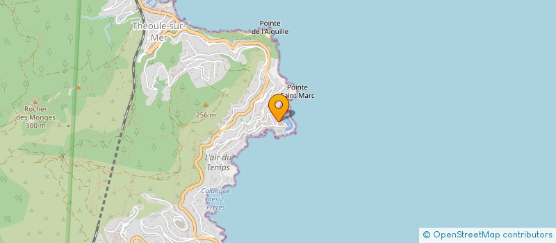 localisation de l'entreprise SCI GALEPTON  THEOULE-SUR-MER