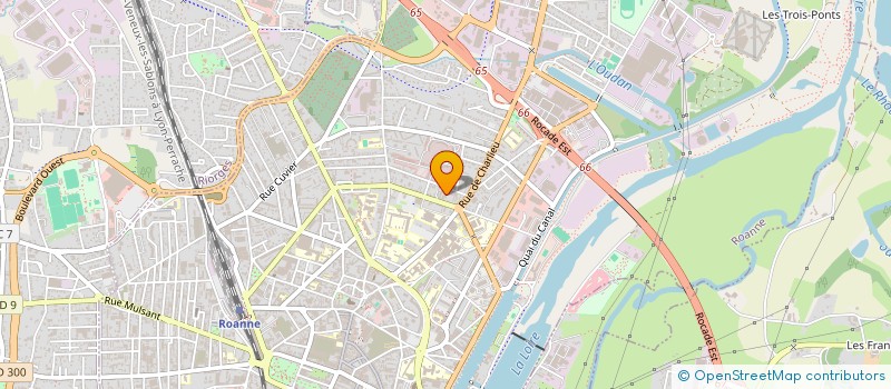 localisation de l'entreprise SCI GALERIE 11  ROANNE