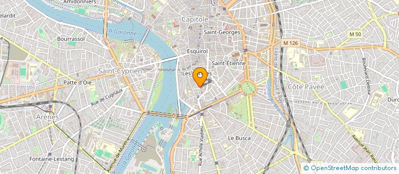 localisation de l'entreprise SCI GALERIE DU MIDI  TOULOUSE