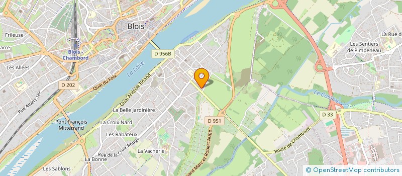 localisation de l'entreprise SCI GALERIE WILSON  BLOIS