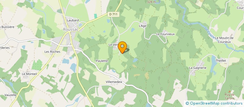 localisation de l'entreprise SCI GALERNE à COMPREIGNAC