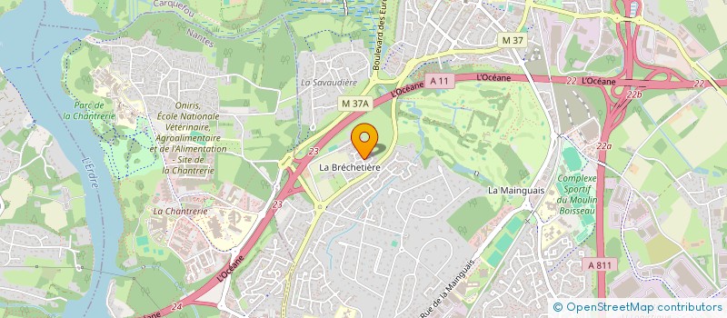 localisation de l'entreprise SCI GALERNE ET PATRON  CARQUEFOU