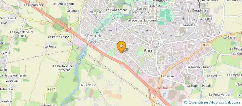 localisation de l'entreprise SCI GALESNE  PACE