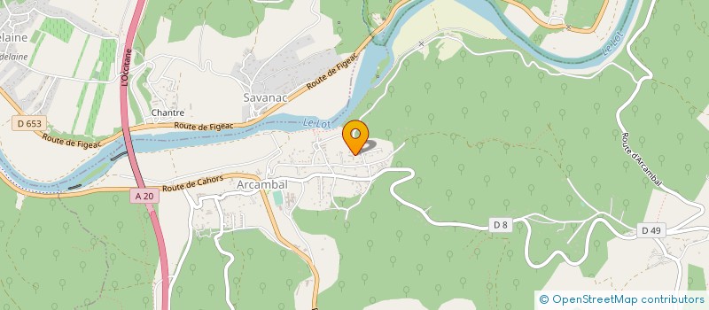 localisation de l'entreprise SCI GALESSIE  ARCAMBAL