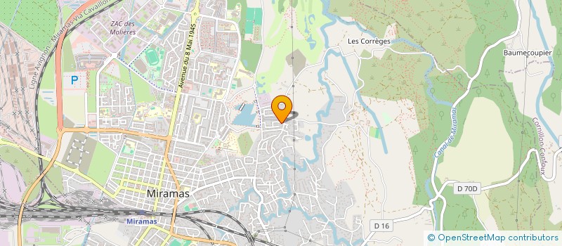 localisation de l'entreprise SCI GALEX à CORNILLON-CONFOUX