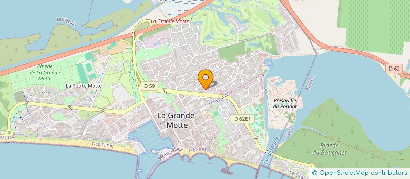 localisation de l'entreprise SCI GALFERGUI  LA GRANDE-MOTTE