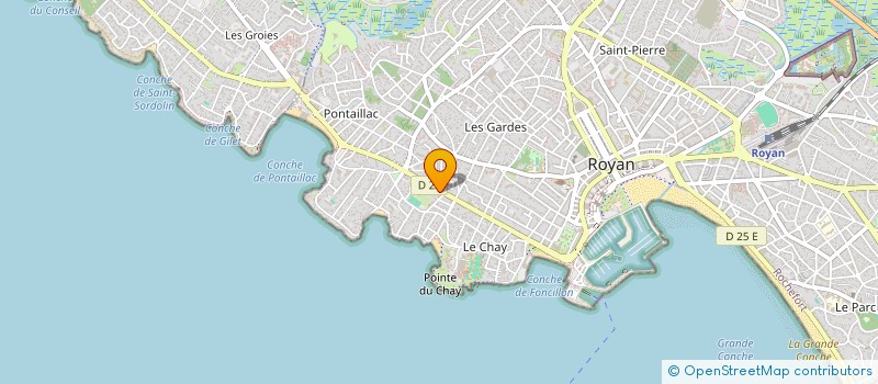 localisation de l'entreprise SCI GALGER  ROYAN