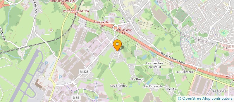 localisation de l'entreprise SCI GALHEUR à BOUGUENAIS