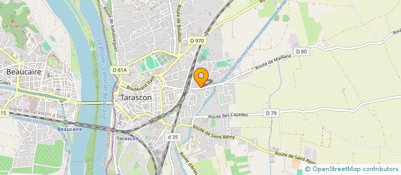 localisation de l'entreprise SCI GALIA  TARASCON