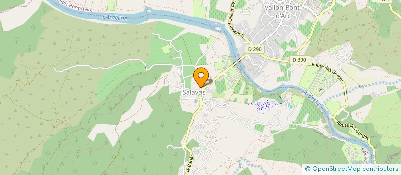 localisation de l'entreprise SCI GALIBERT  SALAVAS
