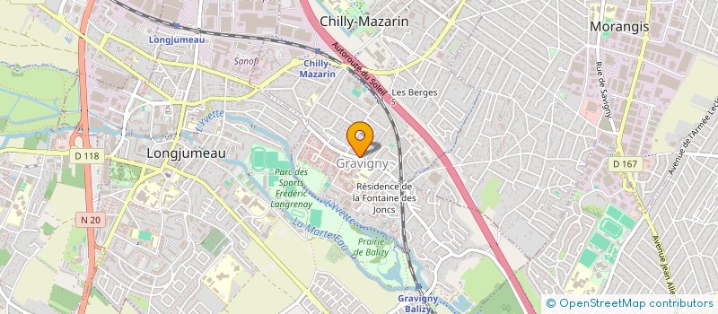 localisation de l'entreprise SCI GALIBET à CHILLY-MAZARIN
