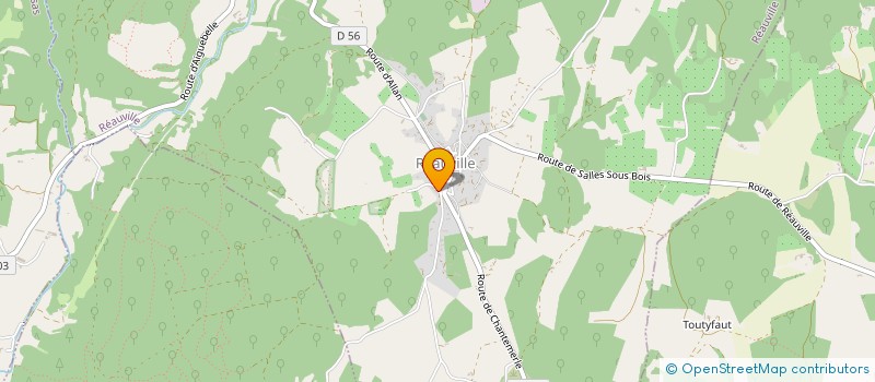 localisation de l'entreprise SCI GALICE  REAUVILLE