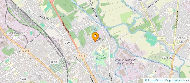 localisation de l'entreprise SCI GALICE  TROYES