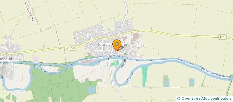 localisation de l'entreprise SCI GALICHET  TOURS-SUR-MARNE