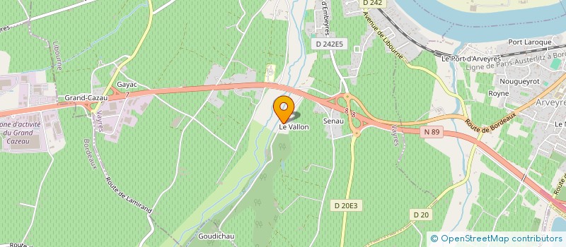 localisation de l'entreprise SCI GALICIA BOUSQUET  VAYRES