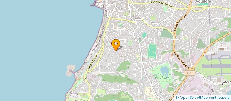 localisation de l'entreprise SCI GALIDA ETXEA à BIARRITZ