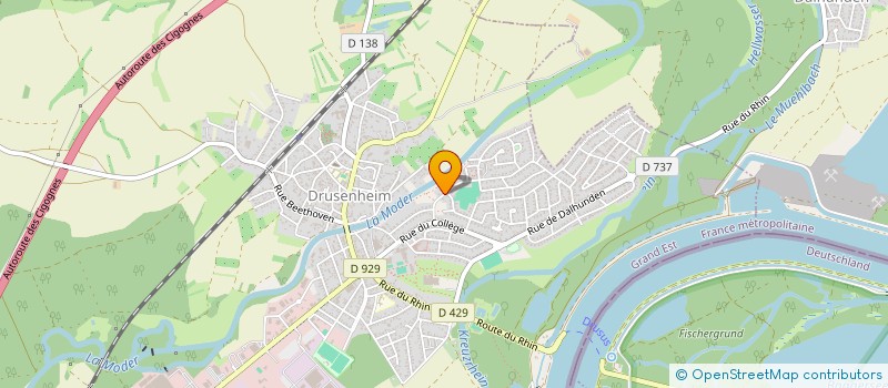 localisation de l'entreprise SCI GALIEN  DRUSENHEIM