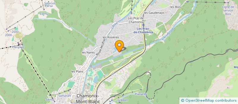localisation de l'entreprise SCI GALIEN à CHAMONIX-MONT-BLANC