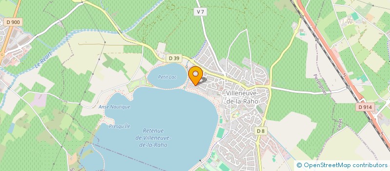 localisation de l'entreprise SCI GALIEN  VILLENEUVE-DE-LA-RAHO