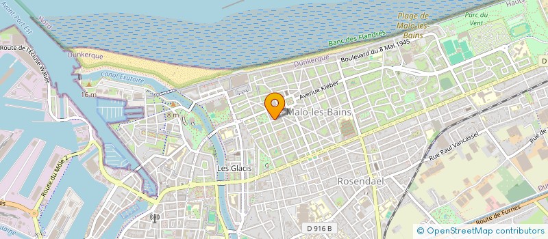 localisation de l'entreprise SCI GALIEN à DUNKERQUE