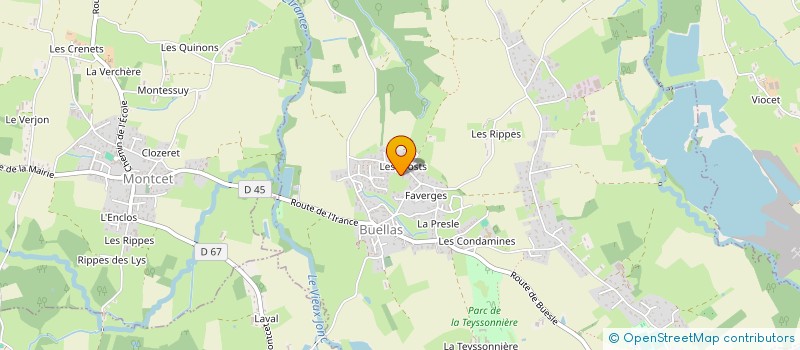 localisation de l'entreprise SCI GALIEN  BUELLAS