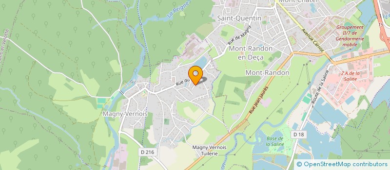 localisation de l'entreprise SCI GALIEN  MAGNY-VERNOIS