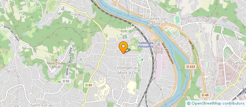 localisation de l'entreprise SCI GALIEN  COLLONGES-AU-MONT-D'OR