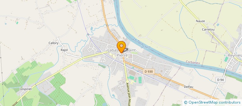 localisation de l'entreprise SCI GALIEN  LABASTIDE-SAINT-PIERRE