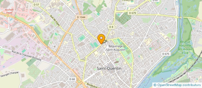 localisation de l'entreprise SCI GALILEE à SAINT-QUENTIN