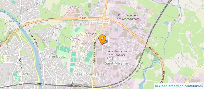 localisation de l'entreprise SCI GALILEE  SAINT-PIERRE-D'IRUBE