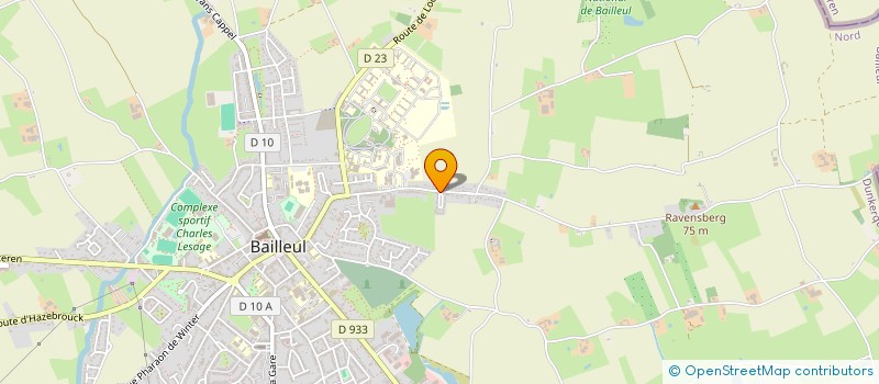 localisation de l'entreprise SCI GALILEE à BAILLEUL