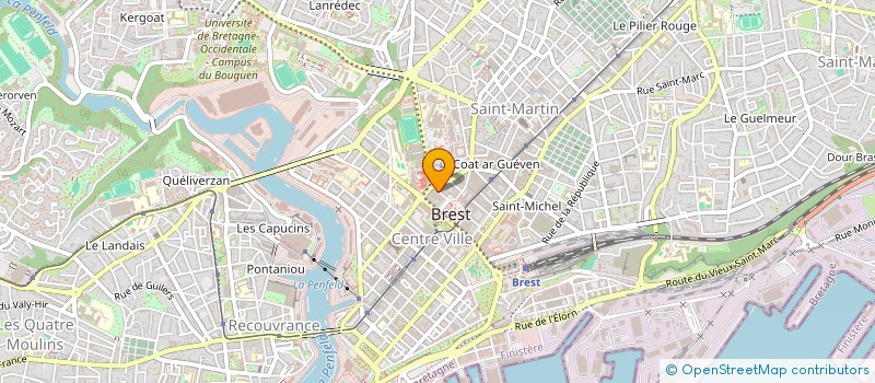 localisation de l'entreprise SCI GALILEE  BREST