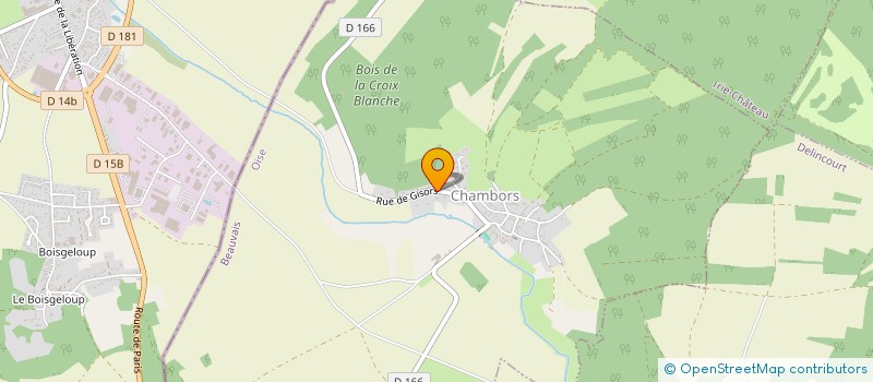 localisation de l'entreprise SCI GALILEE  CHAMBORS