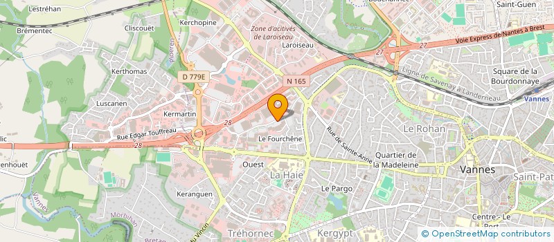 localisation de l'entreprise SCI GALILEE à VANNES