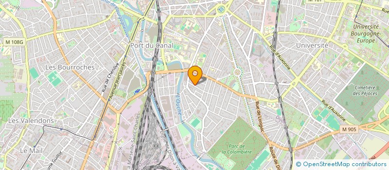 localisation de l'entreprise SCI GALILEE à DIJON