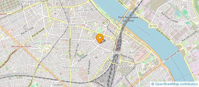 localisation de l'entreprise SCI GALILEO à BORDEAUX