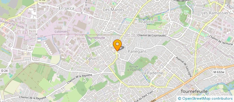 localisation de l'entreprise SCI GALIN  TOURNEFEUILLE