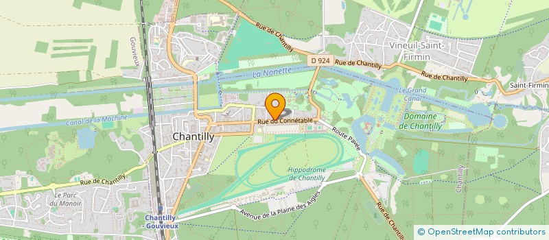 localisation de l'entreprise SCI GALIN  CHANTILLY