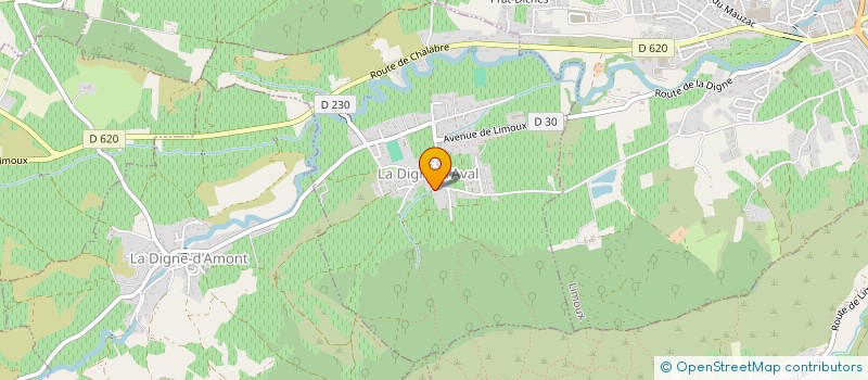 localisation de l'entreprise SCI GALINDO  LA DIGNE-D'AVAL