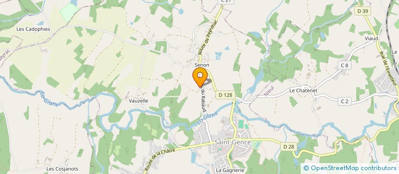 localisation de l'entreprise SCI GALINDO ROUSSY  SAINT-GENCE