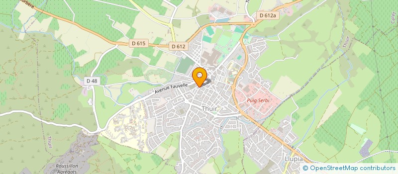 localisation de l'entreprise SCI GALINDOU  THUIR