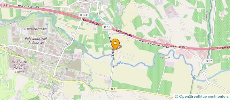 localisation de l'entreprise SCI GALINE  ROUSSET